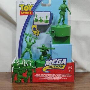 Disney Toy Story Spin N March Green Army Men Mattel